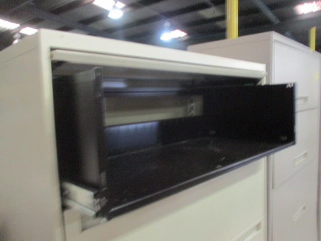 Office Specialty 5 Drawer Beige Later File - 2