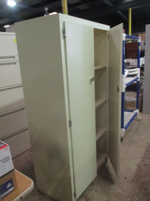 Painted Plywood Storage Cabinet - 2