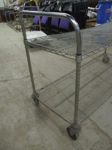 2 Tier Metal Commercial Cart - 2