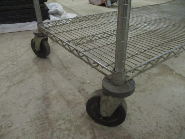 2 Tier Metal Commercial Cart - 4