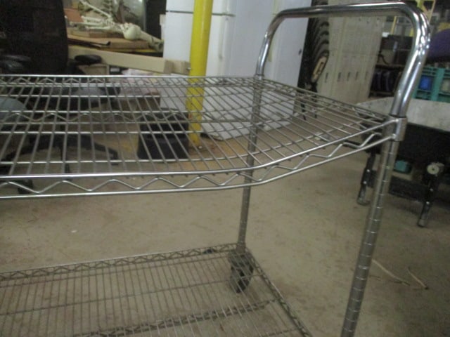 2 Tier Metal Commercial Cart - 4