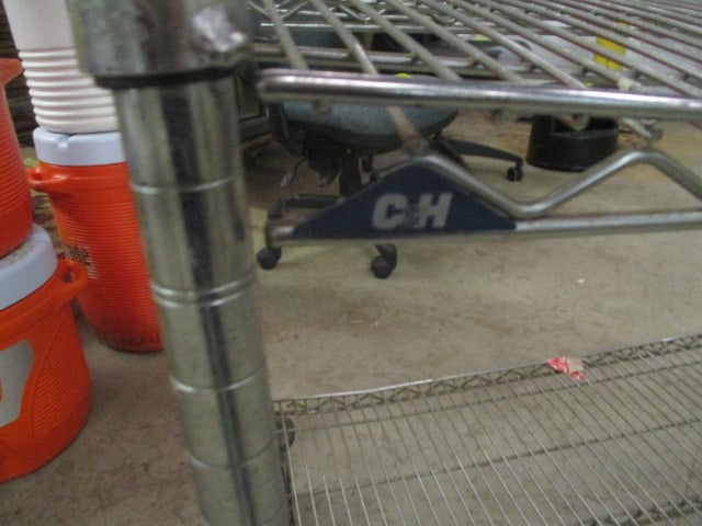 2 Tier Metal Commercial Cart - 5