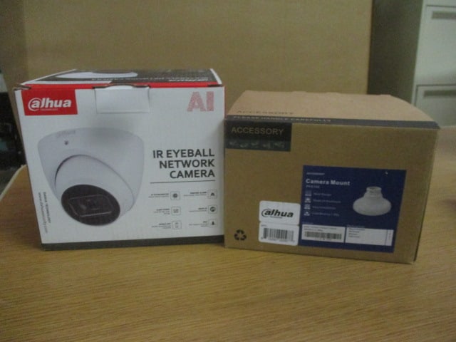 New Old Stock Dahua IR Eyeball Network Camera and Camera Mount Kit (1 of 4)