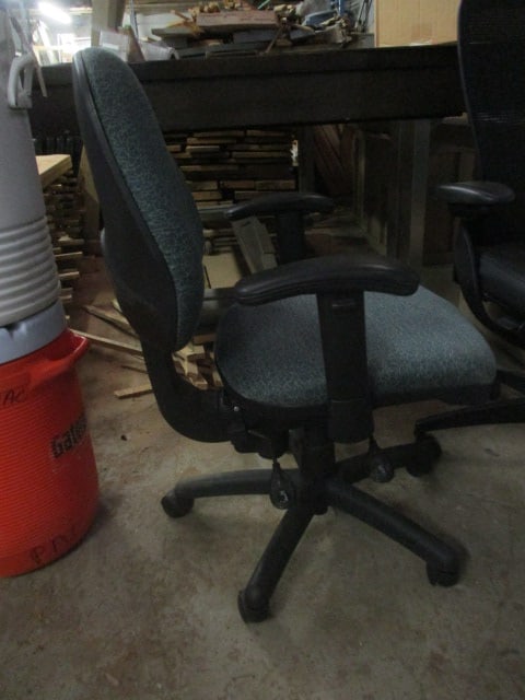 Two Rolling Upholstered Seat/Back Rollin Task Chairs - 3