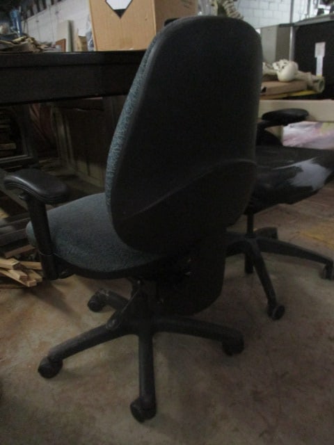Two Rolling Upholstered Seat/Back Rollin Task Chairs - 4