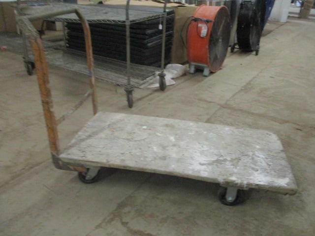 Wood Bed Flat Cart (1 of 6)