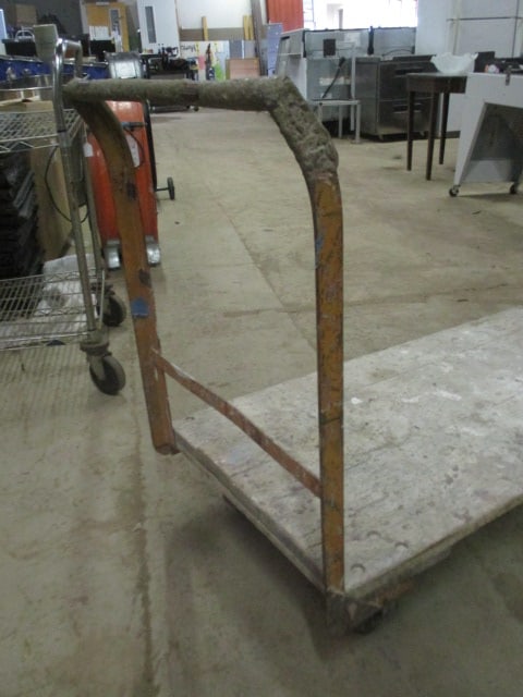 Wood Bed Flat Cart - 2