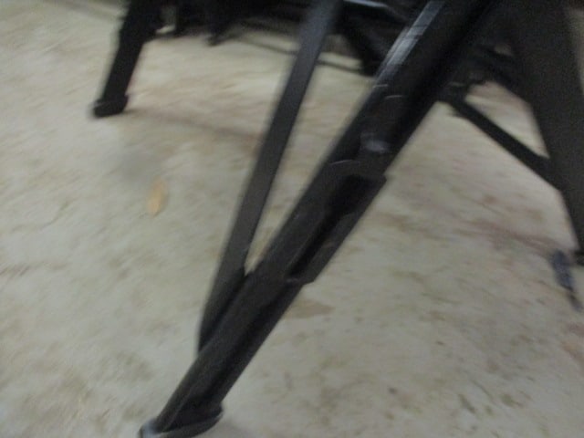 20 Clarin Black Metal Interlocking Folding Chairs with Purple Upholstered Seat/Backs - 4