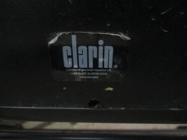 20 Clarin Black Metal Interlocking Folding Chairs with Purple Upholstered Seat/Backs - 7