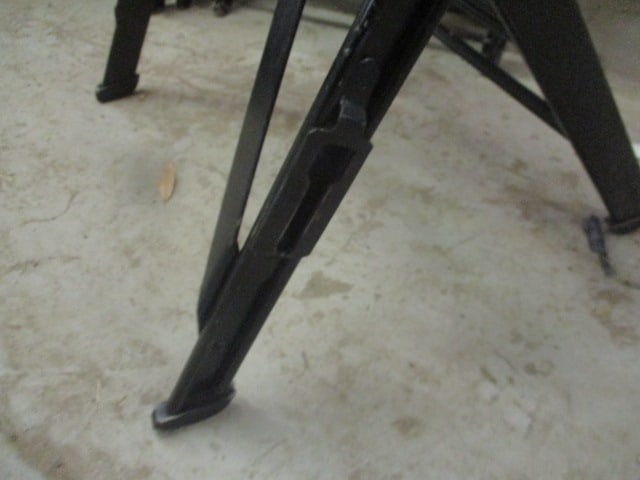 20 Clarin Black Metal Interlocking Folding Chairs with Purple Upholstered Seat/Backs - 3