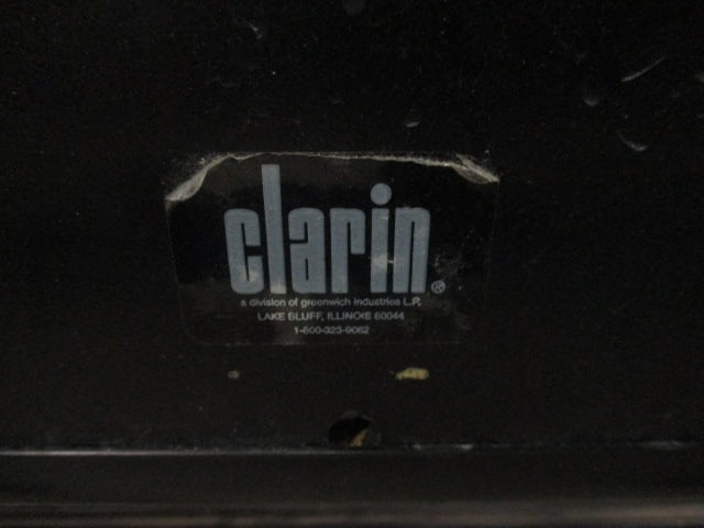 20 Clarin Black Metal Interlocking Folding Chairs with Purple Upholstered Seat/Backs - 5