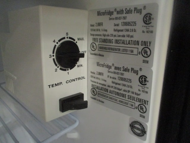 Micro Fridge Compact Refrigerator/Microwave Combo with Safe Plug - 11