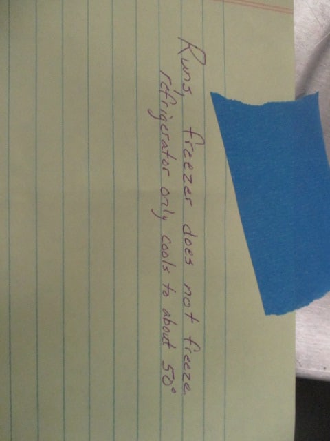 Kenmore White Top Mount Refrigerator - 12