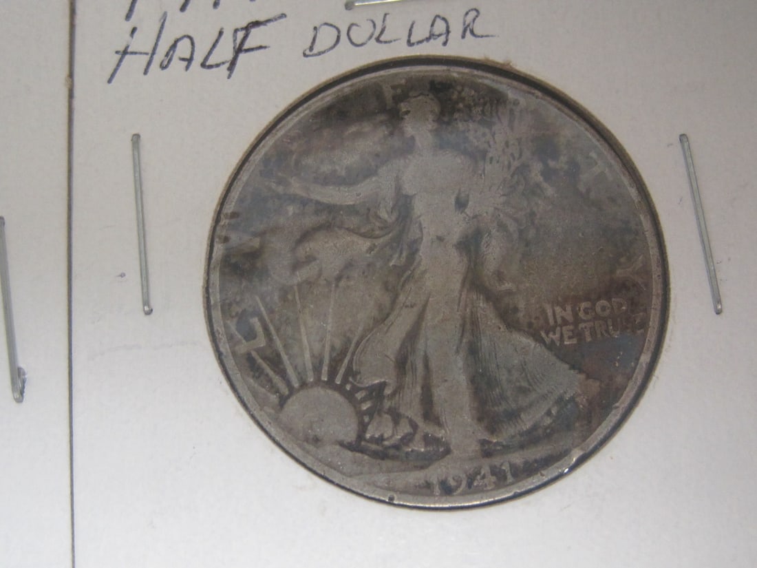 Lot of 2 Walking Liberty Half Dollars - 3