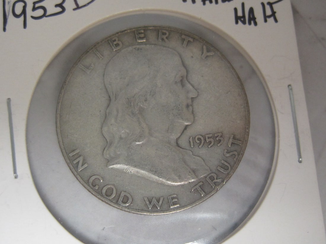 Lot of 2 Franklin Silver Half Dollars - 3