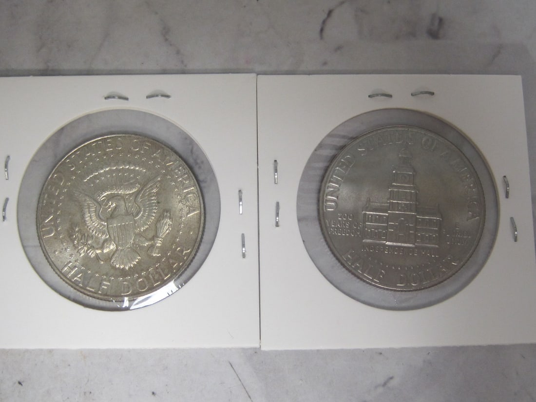Lot of 2 Kennedy Half Dollars - 4