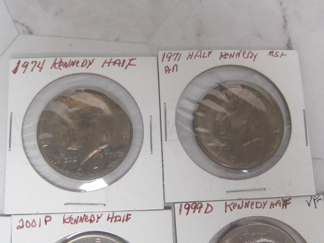 Lot of 11 Kennedy Half Dollars - 2