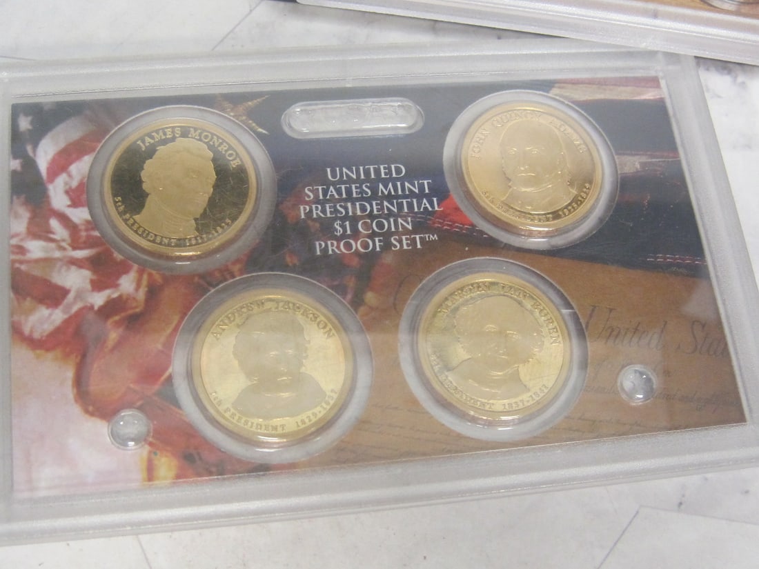 Lot of 2 2010 US Mint Presidential $1 Coin Proof Sets - 2