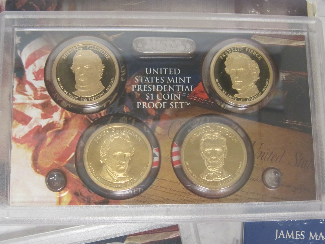 Lot of 2 2010 US Mint Presidential $1 Coin Proof Sets - 3