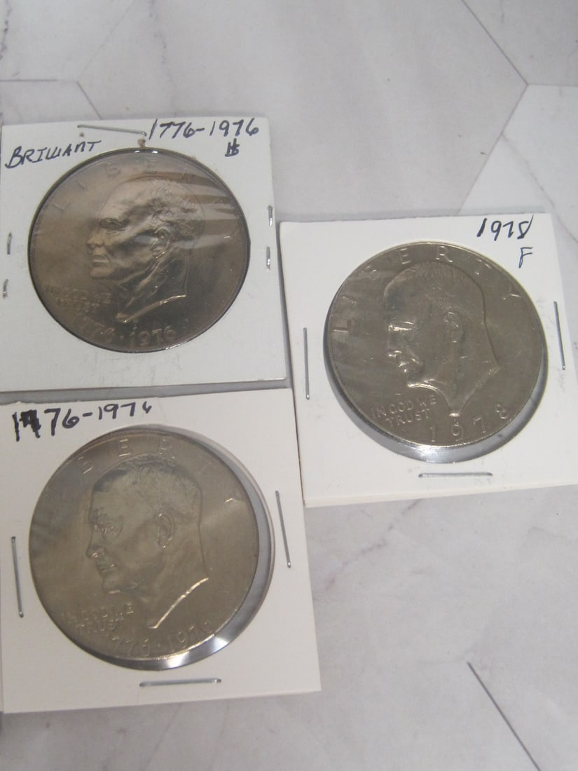 Lot of 7 Eisenhower Dollars - 3