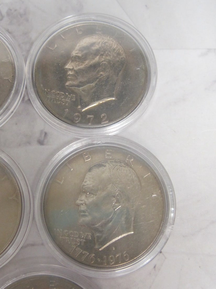 Lot of 8 Eisenhower Dollars - 3