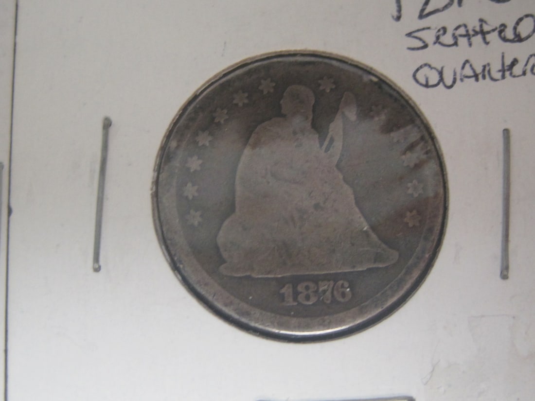 Lot of 2 Seated Liberty Quarters - 3