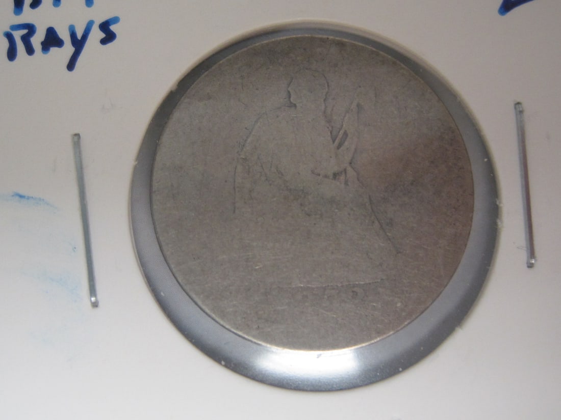 Lot of 2 Seated Liberty Quarters - 3