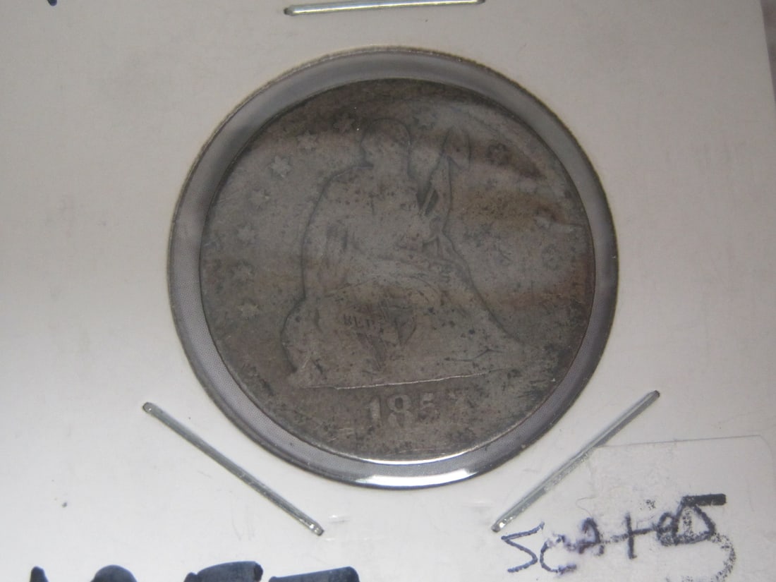 Lot of 2 Seated Liberty Quarters - 3