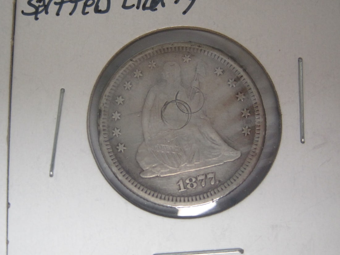 Lot of 2 Seated Liberty Quarters - 3