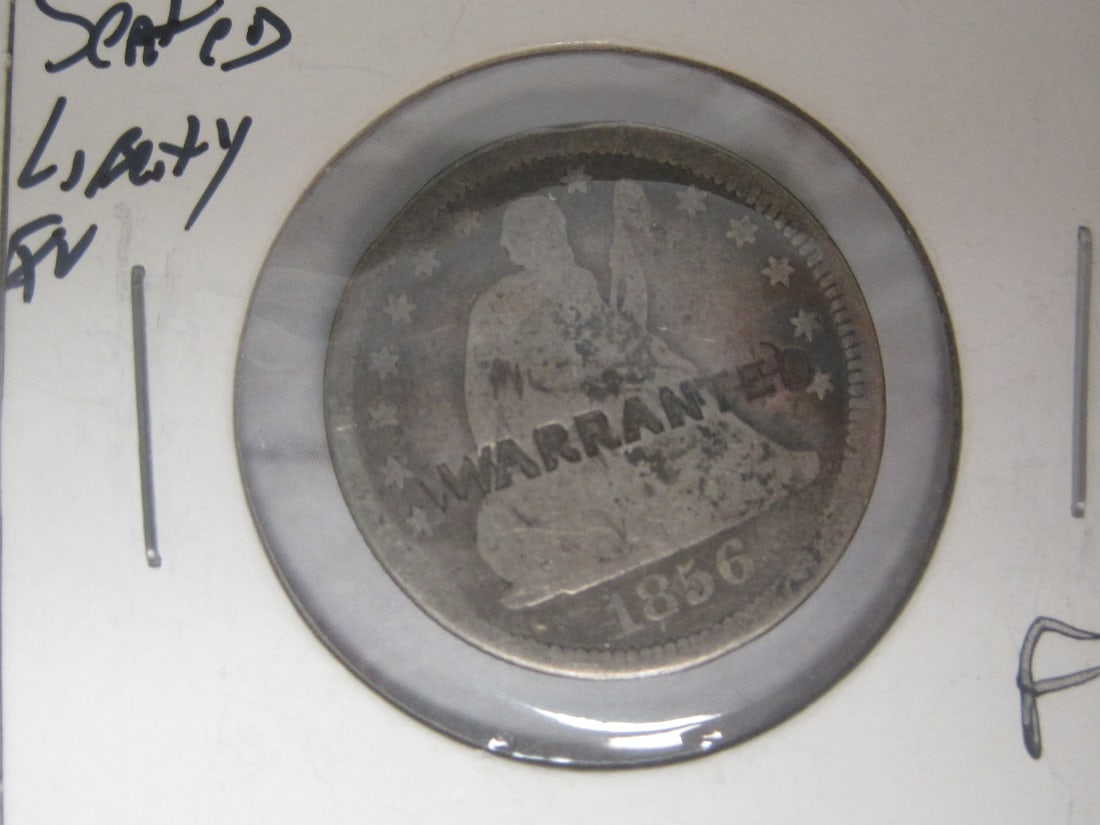 Lot of 2 Seated Liberty Quarters - 3