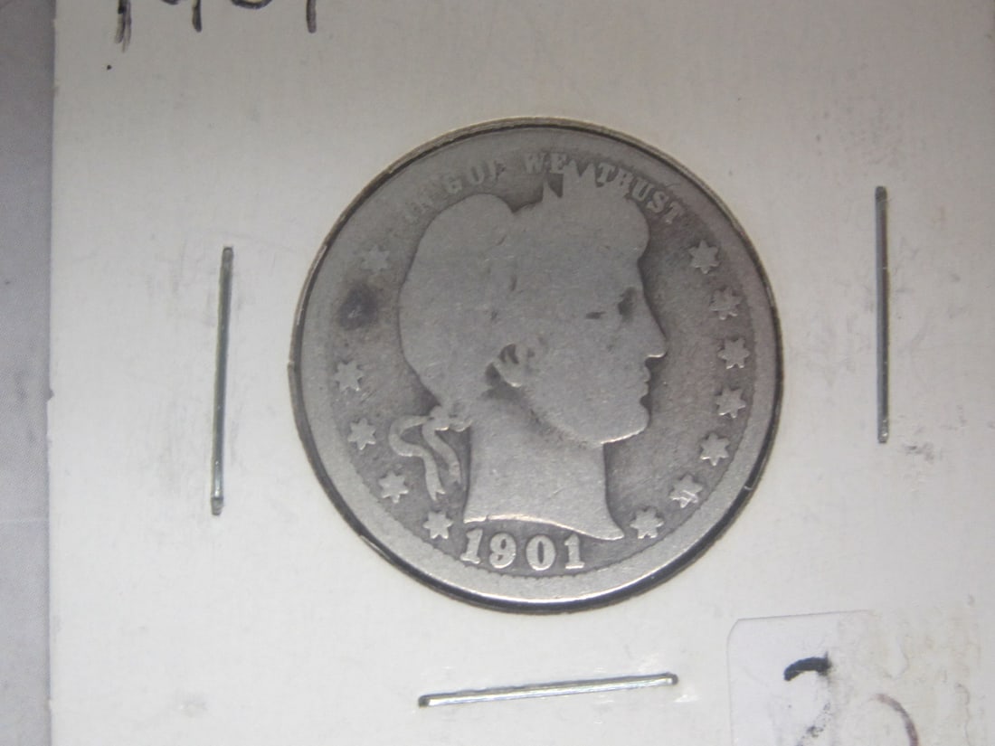 Lot of 3 Barber Quarters - 2