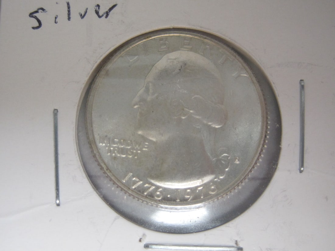 Lot of 2 UNC. Washington Silver Quarters - 2