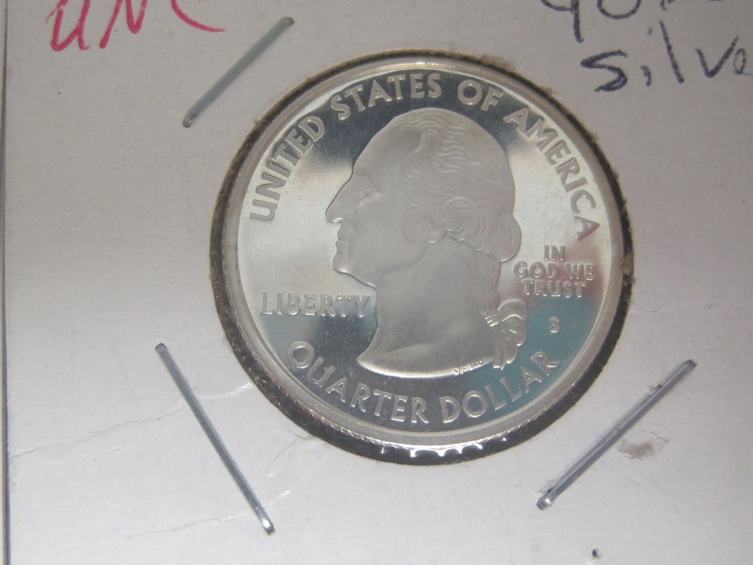 Lot of 2 UNC. Washington Silver Quarters - 3