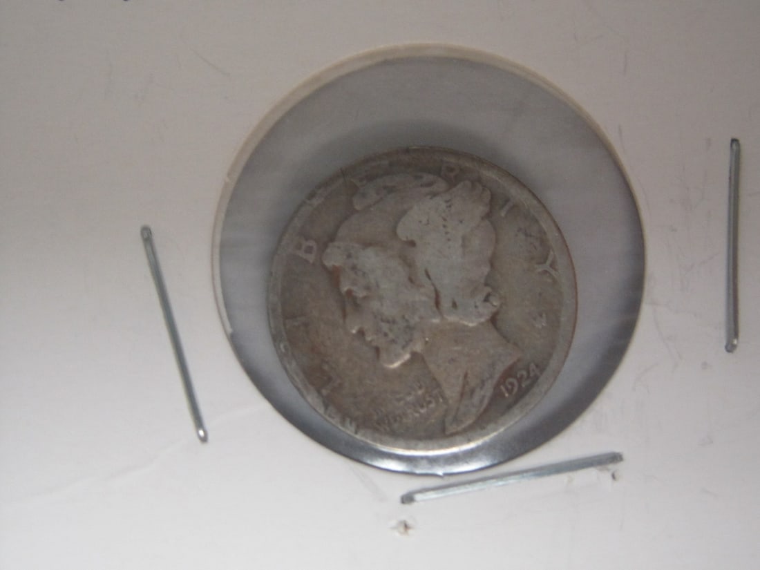 Lot of 5 Mercury Dimes - 4