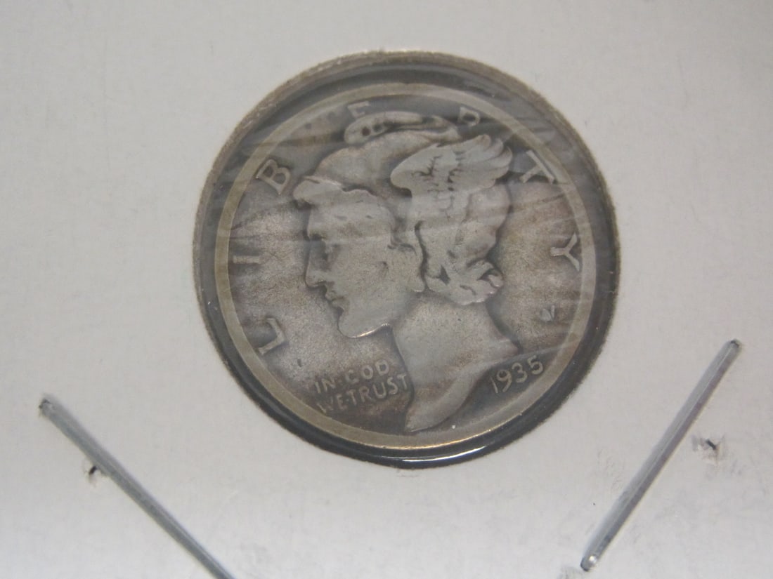 Lot of 5 Mercury Dimes - 5