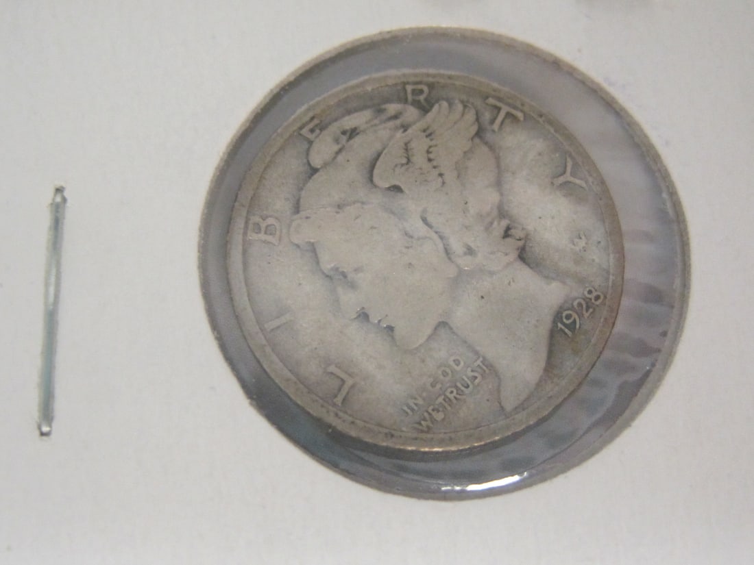 Lot of 5 Mercury Dimes - 6