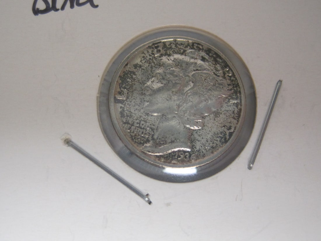 Lot of 5 Mercury Dimes - 3