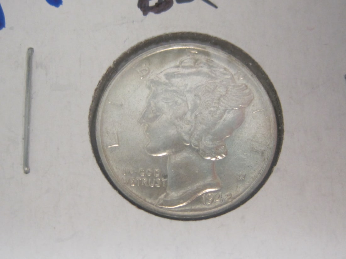 Lot of 5 UNC. Mercury Dimes - 6