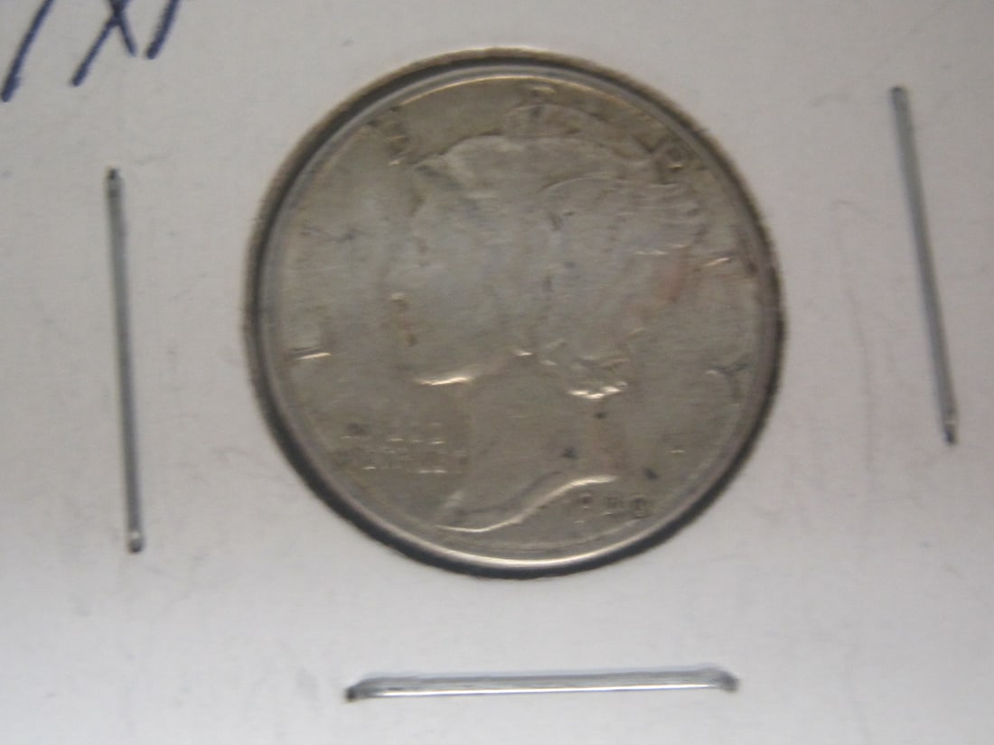 Lot of 5 Mercury Dimes - 3