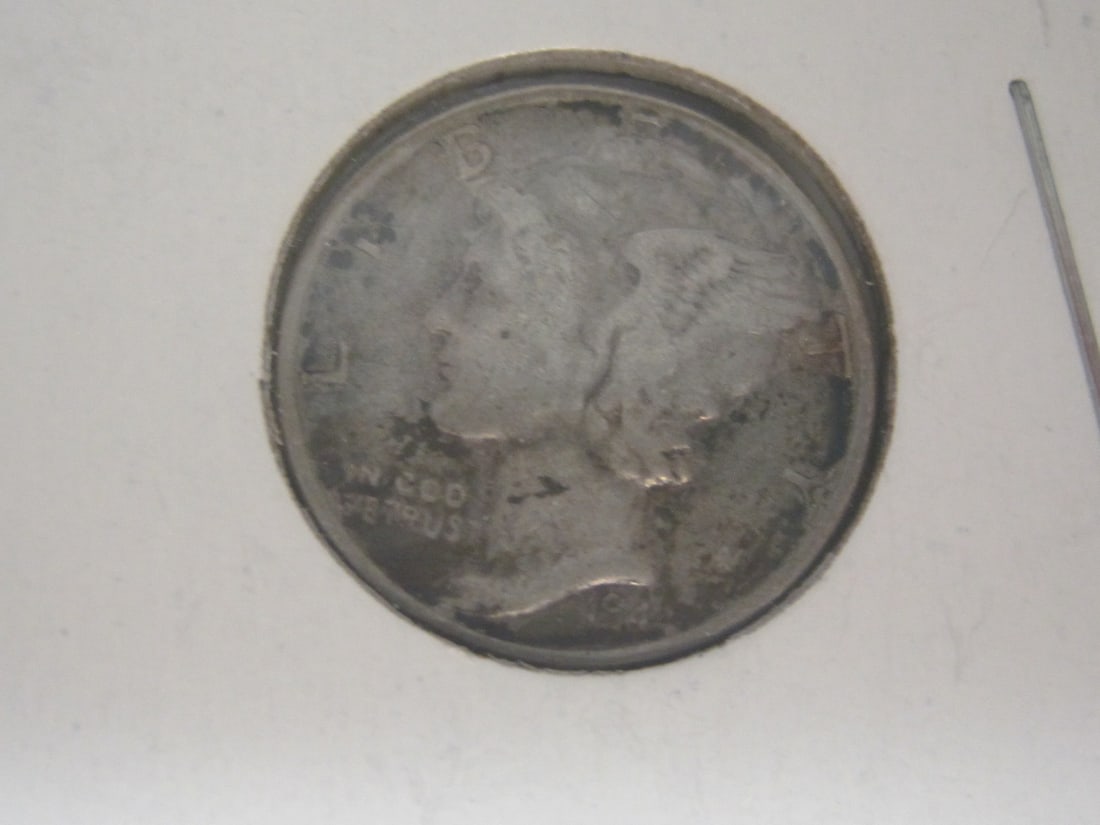 Lot of 5 Mercury Dimes - 6