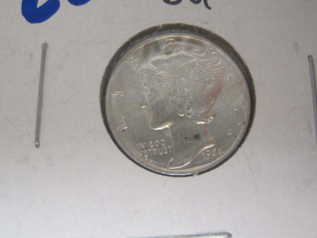 Lot of 4 UNC. Mercury Dimes - 3