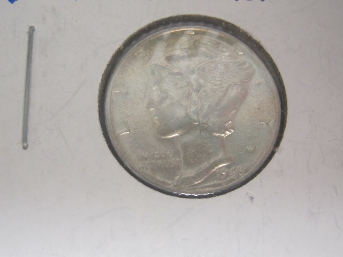 Lot of 4 UNC. Mercury Dimes - 5