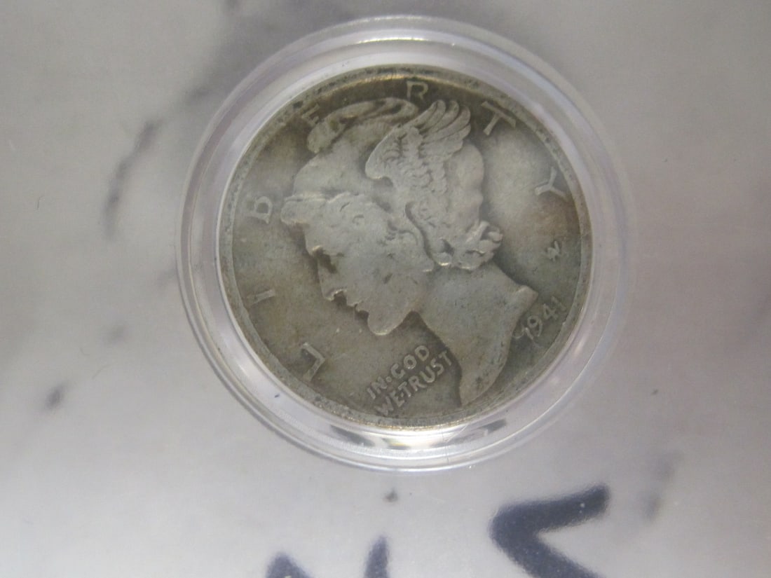 Lot of 4 Mercury Dimes - 3