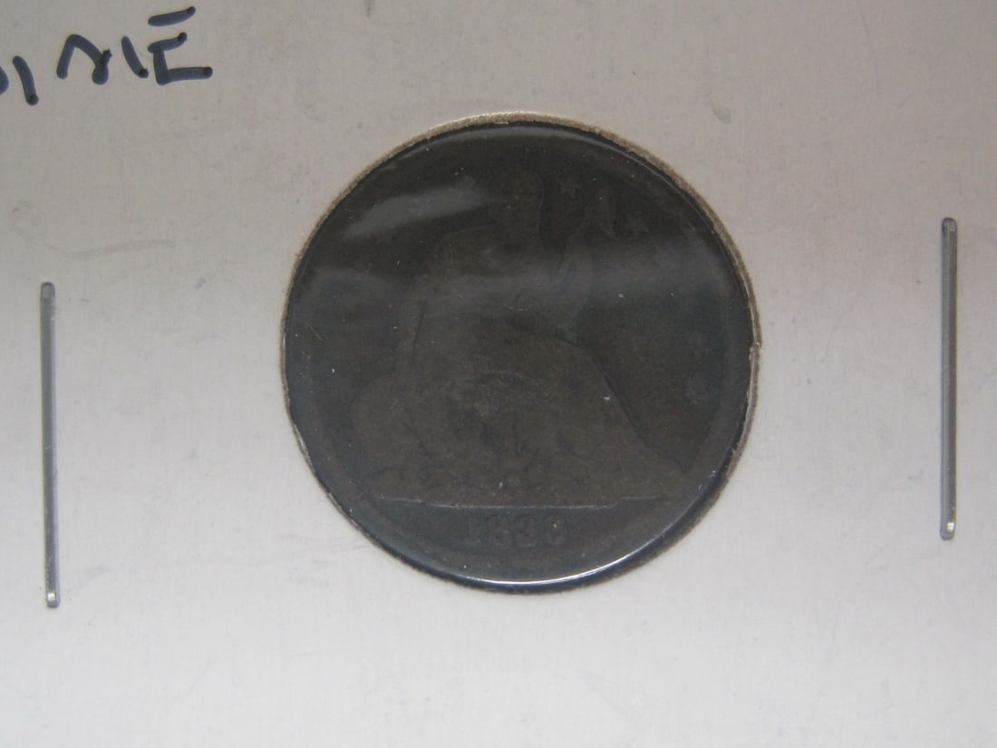 Lot of 5 Seated Liberty Dimes - 3