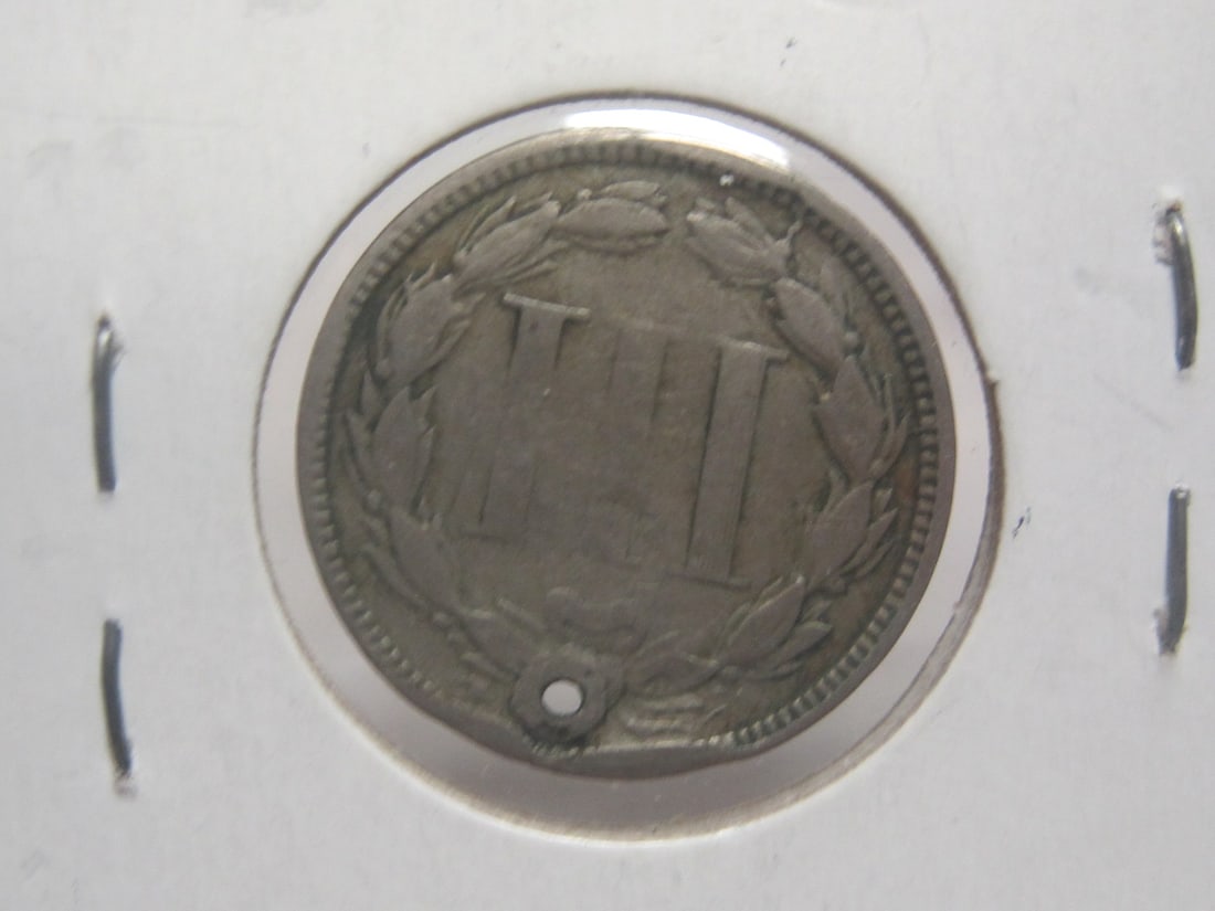 1865 3-Cent Piece - 2