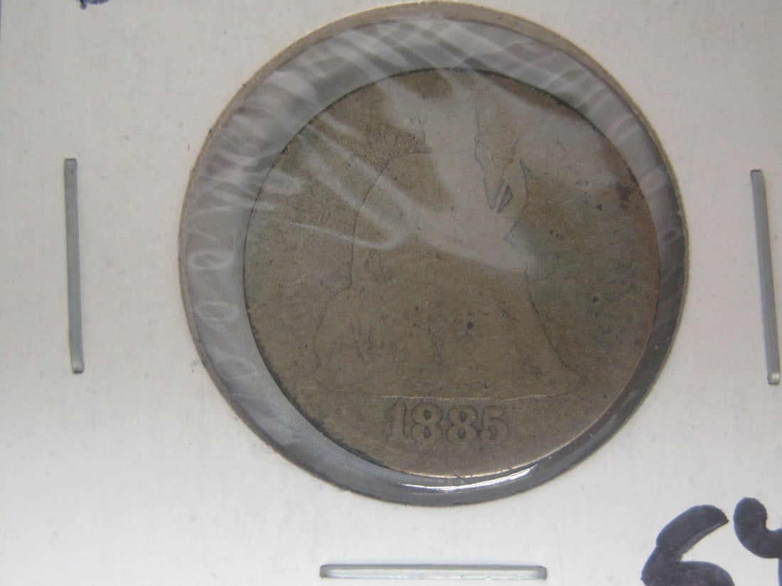 Lot of 5 Seated Liberty Dimes - 3