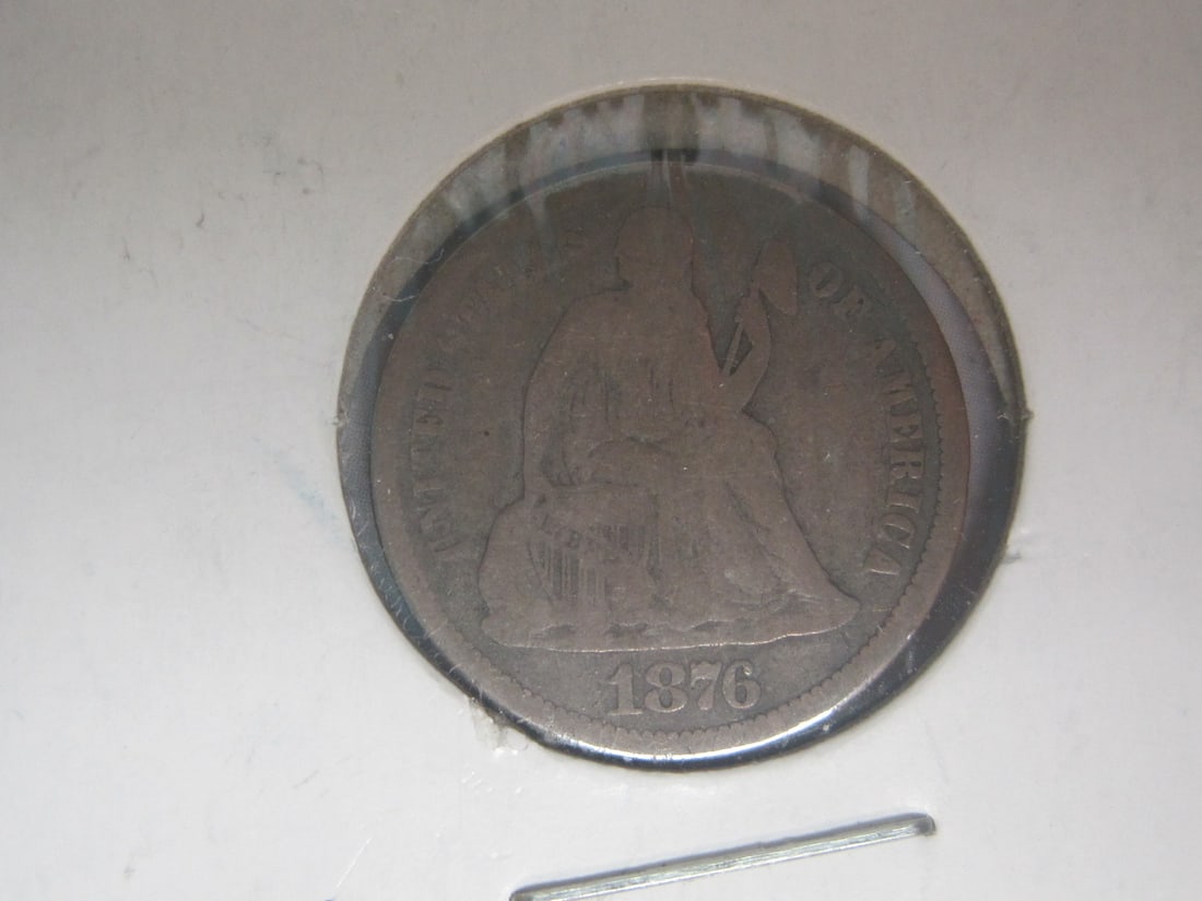 Lot of 5 Seated Liberty Dimes - 6