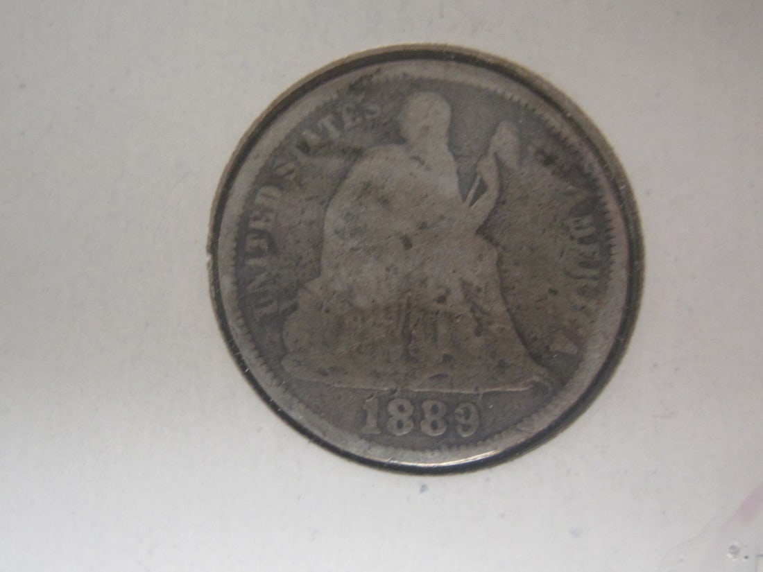 Lot of 4 Seated Liberty Dimes - 4