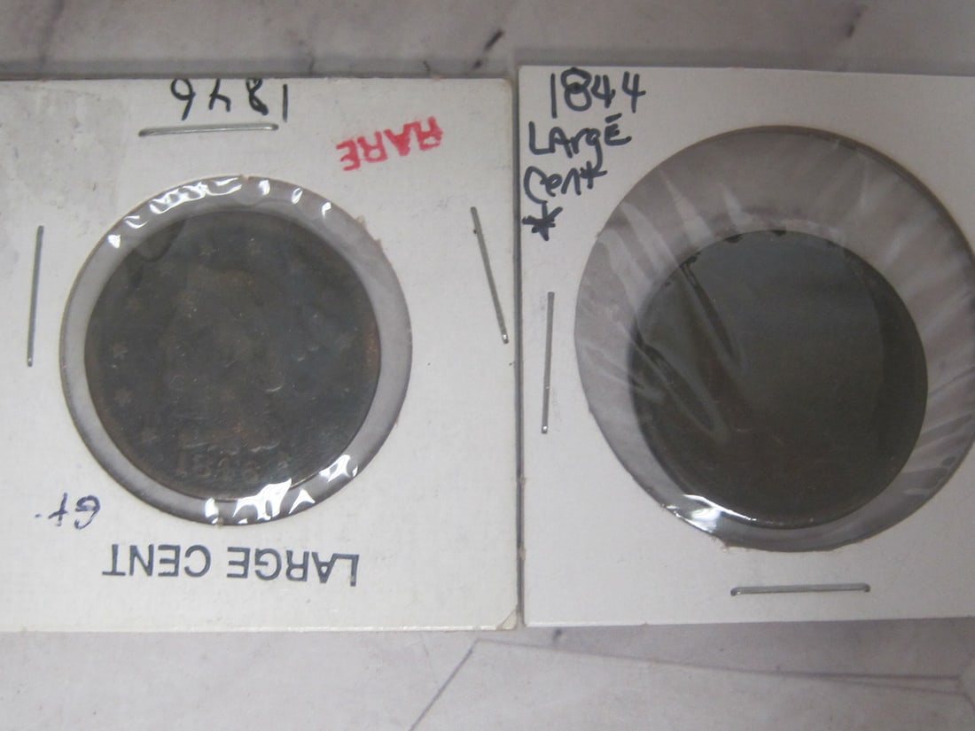 Lot of 2 Large Cents (1 of 5)