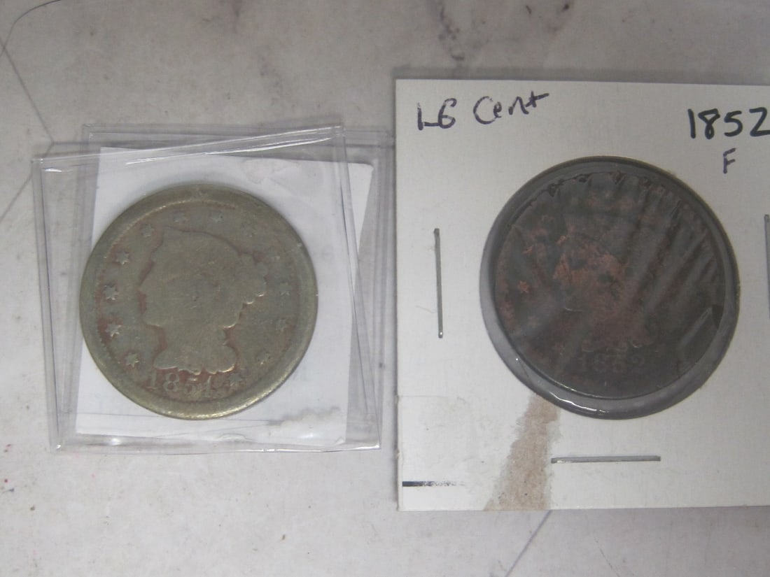 Lot of 2 Large Cents (1 of 5)